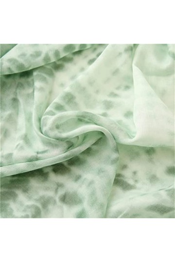 MIHOTA Châle Écharpe Léopard Dot Fringe Viscose Châle Écharpe Lady Print Soft Wrap Pashmina Stole Color : A, Size : 180cm*90