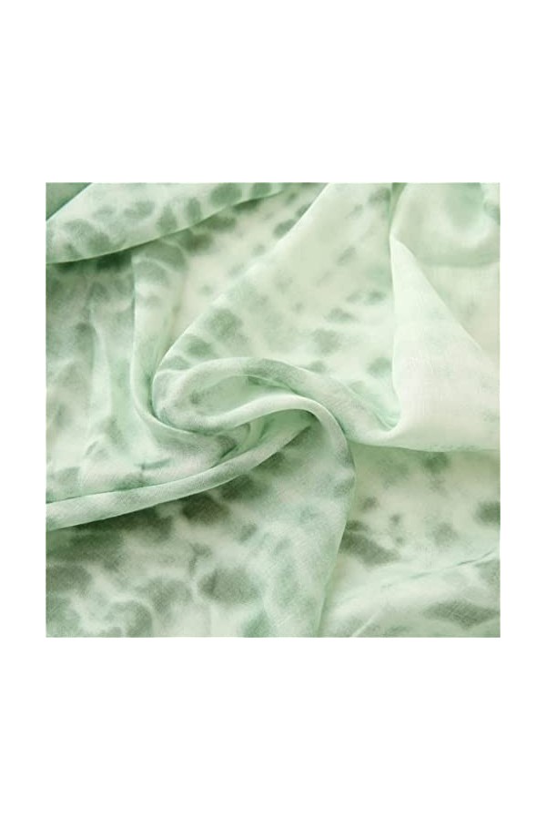 MIHOTA Châle Écharpe Léopard Dot Fringe Viscose Châle Écharpe Lady Print Soft Wrap Pashmina Stole Color : A, Size : 180cm*90