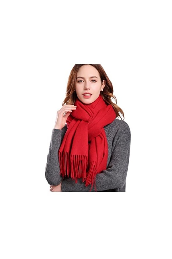 Echarpe Châle Foulard Etole Écharpe Femme Pashmina Châles Wraps Écharpe Écharpe De Couleur Unie Écharpe DHiver Écharpe Foula