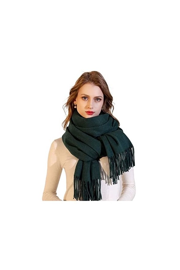 Echarpe Châle Foulard Etole Écharpe Femme Pashmina Châles Wraps Écharpe Écharpe De Couleur Unie Écharpe DHiver Écharpe Foula