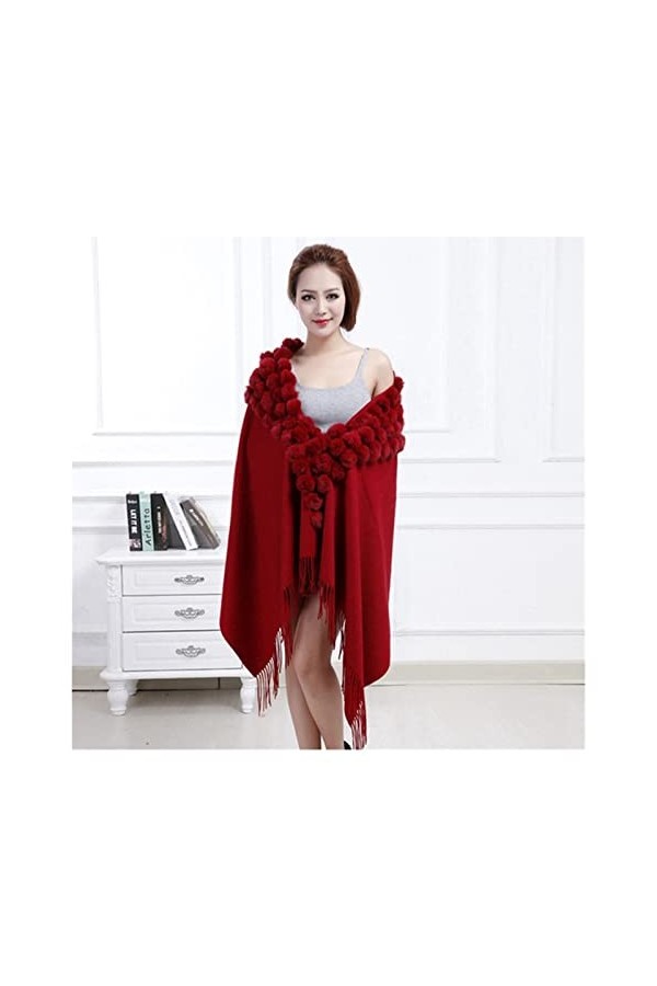 JIAQUAN-SHOP Écharpes Femmes Cashmere Cashmere Pashmina Chaud Châle Soft Foulard avec Tassels Spring Automne Spring Hiver Man