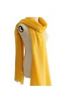 AGOUNOD Écharpes for Femmes Doux Pashmina Solide Couleur Châles et Wraps Réversible Long Grand Hiver Chaud Épais Dames Écharp