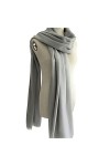 AGOUNOD Écharpes for Femmes Doux Pashmina Solide Couleur Châles et Wraps Réversible Long Grand Hiver Chaud Épais Dames Écharp