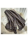 Écharpe Couverture Tricotée pour Femme Écharpe dhiver Chaude Cosy Cachemire Wrap Surdimensionné Châle Cape Gland Foulards Fo