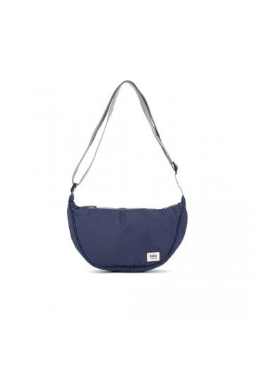 Roka London Farringdon Taslon Sac à bandoulière recyclé Indigo, indigo, One Size