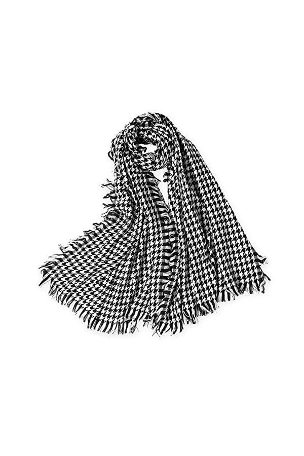 Foulard en Soie, Écharpes de Couverture pour Femmes Plaid - Tartan Élégant Écharpe Chaude et Douce dHiver Chunky Écharpes Su