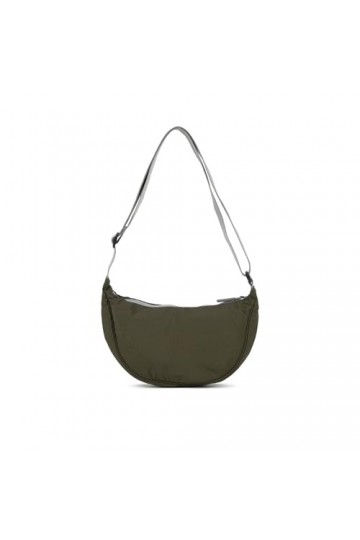 Roka London Farringdon Sac à bandoulière Taslon recyclé militaire , Militaire, One Size