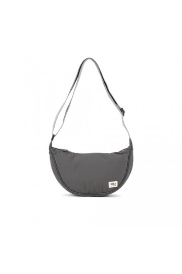 Roka London Farringdon Taslon Sac à bandoulière recyclé Graphite, graphite, One Size