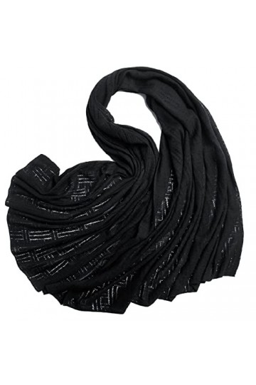 BIYITOFE Echarpe Femme Couleur Unie Echarpe Femme Hiver Chaud Tricoté Laine Souple Confortable Foulard Femme Quotidien Echarp