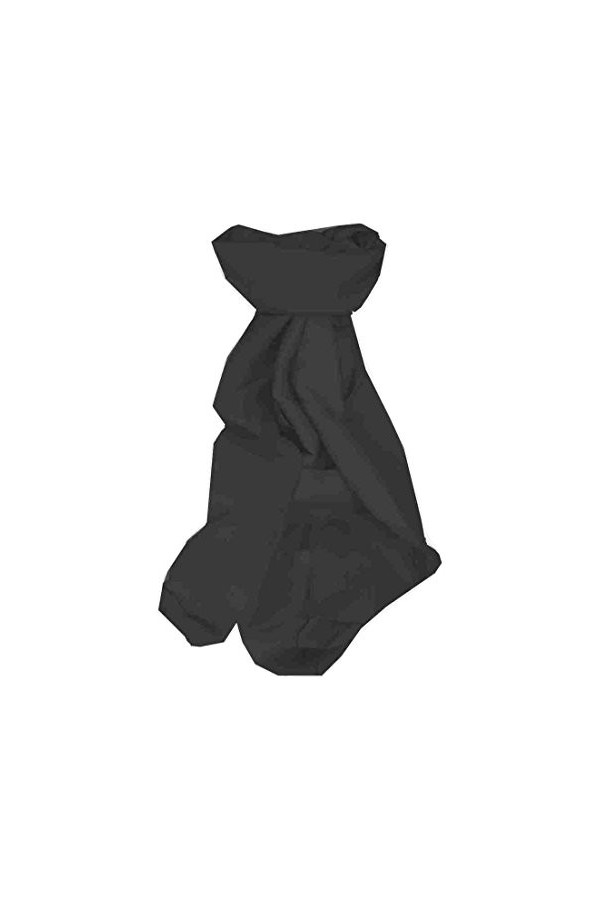 Pashmina & Silk Echarpe de Soie Vietnamienne Cham-Pa Black