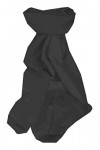 Pashmina & Silk Echarpe de Soie Vietnamienne Cham-Pa Black
