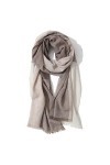 Foulard en Soie, Écharpes Couverture pour Femmes Grands Châles Pashmina Doux Wraps Écharpes Écharpe Couverture Surdimensionné
