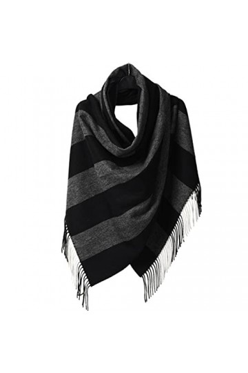 Foulard en Soie, Écharpes Couverture pour Femmes Grand Cachemire Doux Long Doux et Chaud Châles Femmes Wraps Foulard Léger C