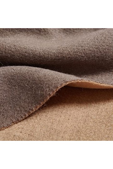Foulard en Soie, Écharpes de Couverture pour Femmes Hiver Doux Écharpe Chaude Chunky Wrap Écharpes Cadeaux Couleur : Beige, 