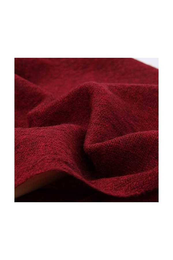 Foulard en Soie, Écharpes de Couverture pour Femmes Cachemire Sensation Écharpe Hiver Pashnima Châle Wrap Écharpes de Couleur