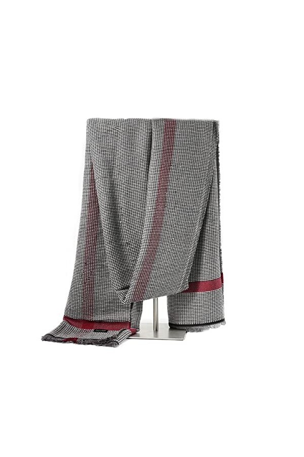 Foulard en Soie, Mode Hiver Chaud Grande Couverture Tartan pour Femmes et Hommes Écharpe en Cachemire à Carreaux Wrap Doux Ch