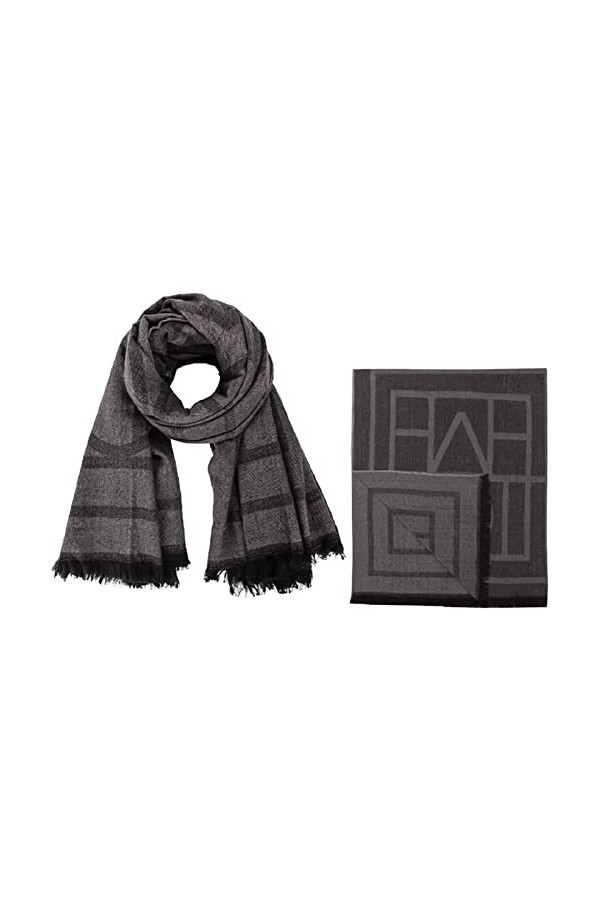 ABGRC Écharpe Écharpe en Laine, écharpes en Cachemire Double Face All-Match, châle à Motif géométrique de Mode, châle pour Fe