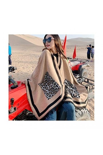 Couvertures à La Mode écharpe avec Poche Couverture Chaude De Foulards De Poncho dhiver pour Femmes Châles De Gland,Yellow9-