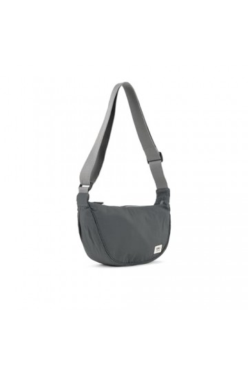 Roka London Farringdon Taslon Sac à bandoulière recyclé Anthracite, charbon, One Size