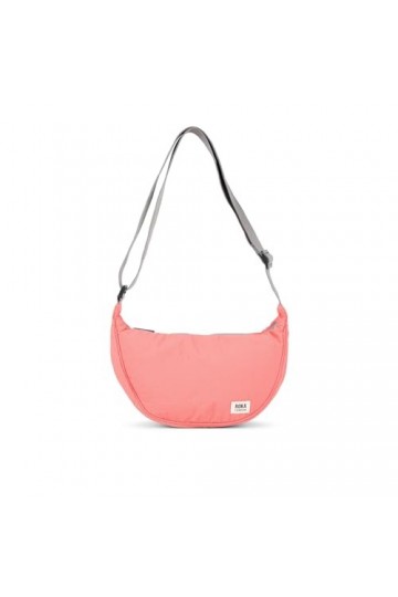 Roka London Farringdon Taslon Sac à bandoulière recyclé Corail, corail, One Size