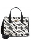 GUESS Silvana 2 Compartment Tote Black Logo