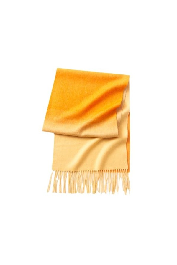 TZUFA Écharpe en cachemire dhiver pour femme, foulards de luxe avec pompon, Pashmina solide, enveloppes de châle