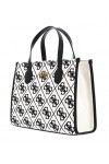 GUESS Silvana 2 Compartment Tote Black Logo