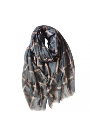 TZUFA Femmes cachemire chaud longue écharpe automne écharpe femmes classique luxe Plaid cachemire écharpes