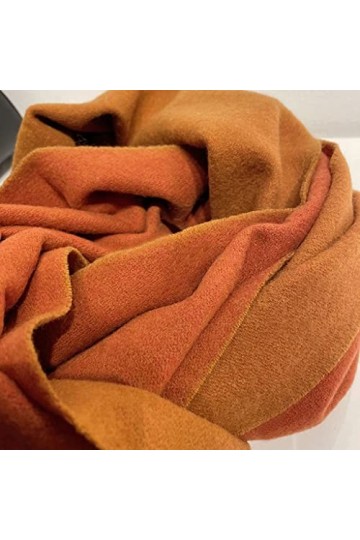 Écharpe de Noël Pure Laine Hiver Chaud Écharpe Femmes Écharpes Écharpes Décontractées Cachemire Gland Long Wrap Châle Dames É