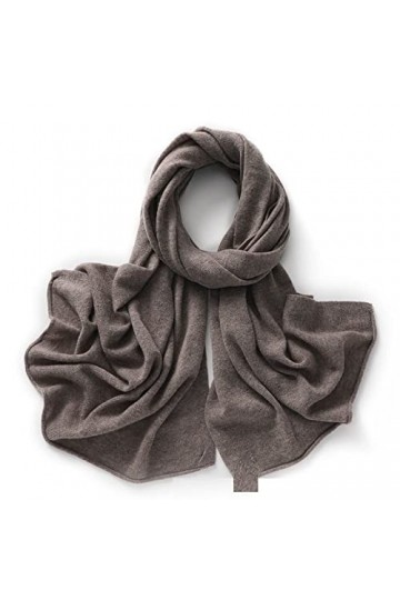 RFEGEF Echarpes Femme,Dames Écharpes Et Châles Gris Rétro Mode Cachemire Longues Et Douces Écharpes dhiver Grand Chaud Épais