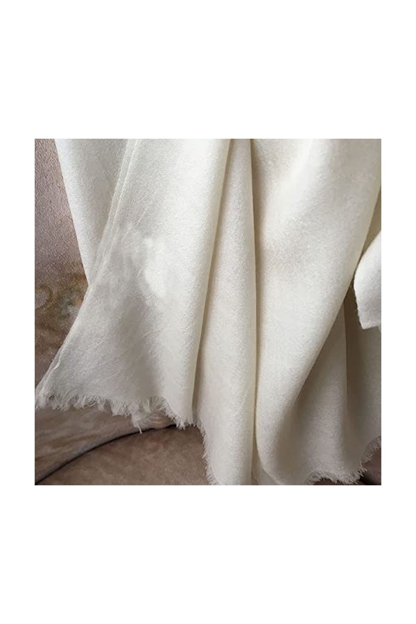 Foulard en Soie, Foulards de Couverture pour Femmes Écharpe de Couverture Douce Châle en Cachemire de Couleur Unie Couleur :