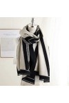 TYXL Foulard de Soie Femme, Écharpe Femmes Cachemire Écharpe Tempérament Hiver Châle Dames Doux Épais Chaud Écharpe Cool Nobl