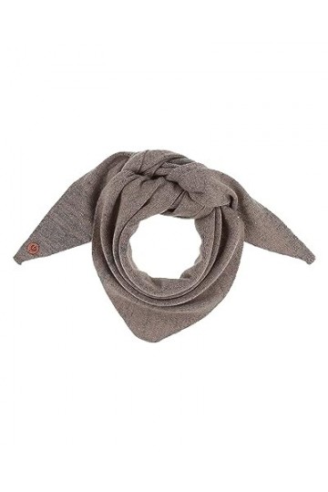 FRAAS Echarpe triangulaire avec paillettes délicates - 45 x 115 cm - Echarpe en mélange de cachemire - Chauffante et douce po