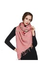 DANA XU - Pashmina - Femme - Rouge - Large