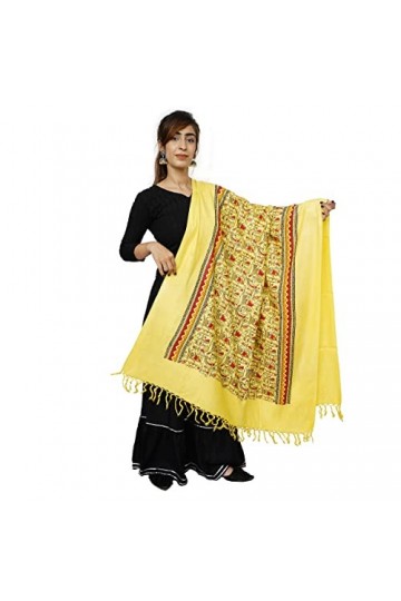 Handicraft Bazarr Head Étole imprimé pour femme, châles dété en coton et soie, écharpe traditionnelle pashmina dhiver pour 