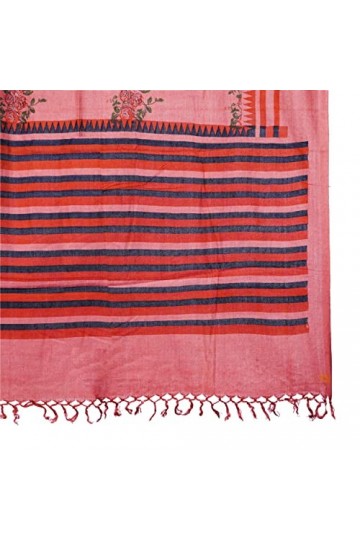 Handicraft Bazarr Étoles en coton doux et soie pour mariage, écharpe en cachemire pour femme, écharpe dhiver pashminas à imp