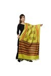 Handicraft Bazarr Châles pour femme avec pompons - Pour fête, cachemire - Écharpe pashmina en coton et soie - Design traditio