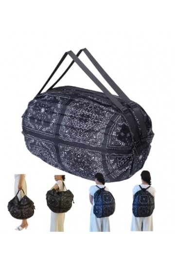 GIMIRO Sac de voyage pliable multifonction Sac à dos Sac à main Sac à bandoulière Grande capacité Sacs de courses Sport Fitne