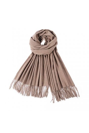 Générique Écharpes Femmes Hiver Cachemire Sentir Pashmina Wrap Super Doux Écharpes Chaudes pour Femmes Cadeau Couleur : A 