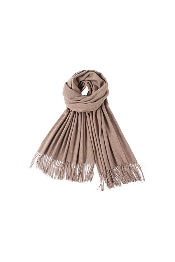 Générique Écharpes Femmes Hiver Cachemire Sentir Pashmina Wrap Super Doux Écharpes Chaudes pour Femmes Cadeau Couleur : A 