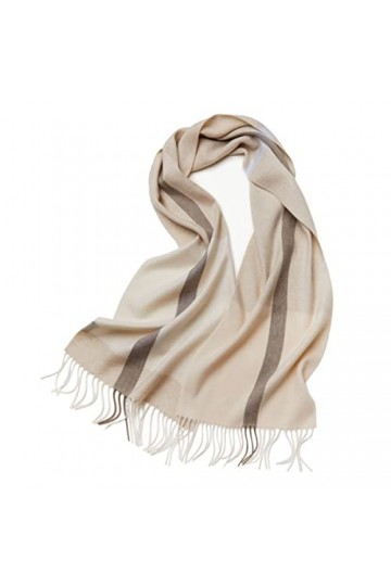 Foulard en Soie, Foulard Femme Grand Doux Classique à Carreaux Cachemire Sensation Pashmina Châles Épaissir Écharpe Couleur 