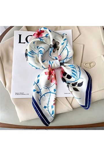 Yalych Foulard en Soie Lovely Floral on Tree Chain Châles et Wraps Pashmina Stole 2022 Accessoires pour vêtements