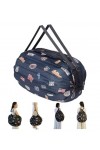 GIMIRO Sac de voyage pliable multifonction Sac à dos Sac à main Sac à bandoulière Grande capacité Sacs de courses Sport Fitne