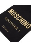 MOSCHINO femme écharpe en laine black - gold