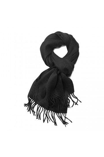 Foulard en Soie, Écharpe Femme, Cachemire Chaud Wraps Style pour Dames Couleur Unie Gland Châle Longue Étole Applicable en Au