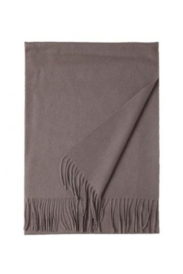 Écharpe En Laine Pour Femmes, Châle, Écharpe Chaude Dhiver, Écharpe À Pampilles COLOR 10 200X70CM