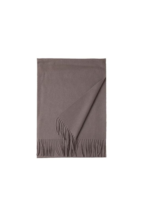 Écharpe En Laine Pour Femmes, Châle, Écharpe Chaude Dhiver, Écharpe À Pampilles COLOR 10 200X70CM