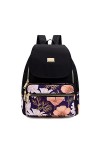 LHHMZ Sac à dos tendance ethnique pour femme - Élégant - Motif floral - Sac de voyage léger - Sac décole décontracté - Sac à