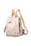 LHHMZ Sac à dos tendance ethnique pour femme - Élégant - Motif floral - Sac de voyage léger - Sac décole décontracté - Sac à