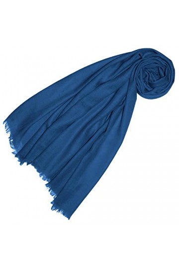 LORENZO CANA Echarpe de 100% Cachemire pour la femme – 70 x 200 cm, unicolore, monochrome - souple et noble – une sensation d